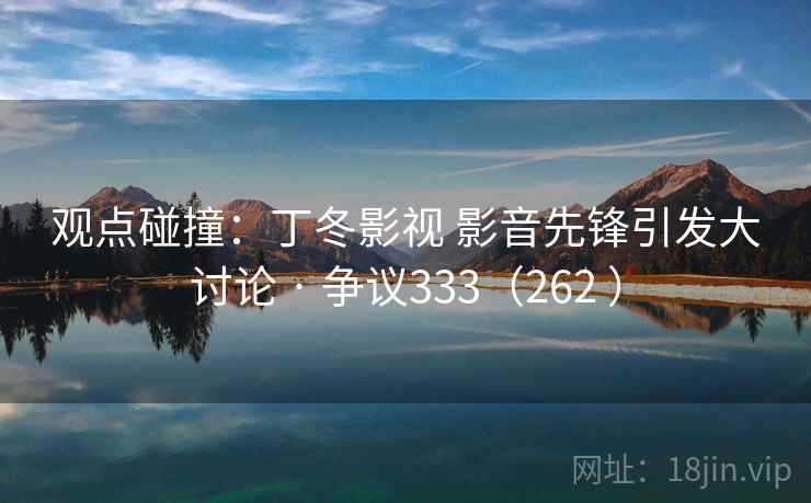 观点碰撞：丁冬影视 影音先锋引发大讨论 · 争议333（262 ）